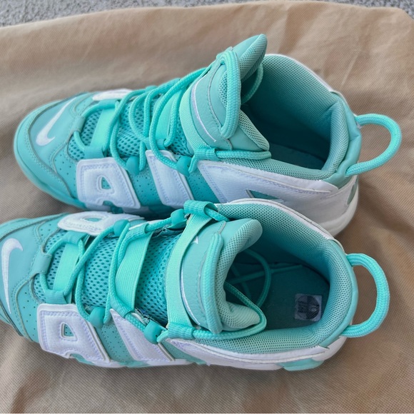 Nike Uptempo Youth 6.5 Women's size 8 Island Green - Picture 4 of 11